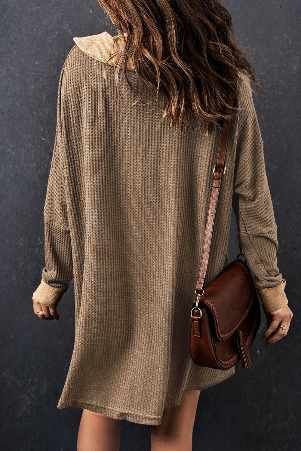Bianca Waffle Knit Long Sleeve Top