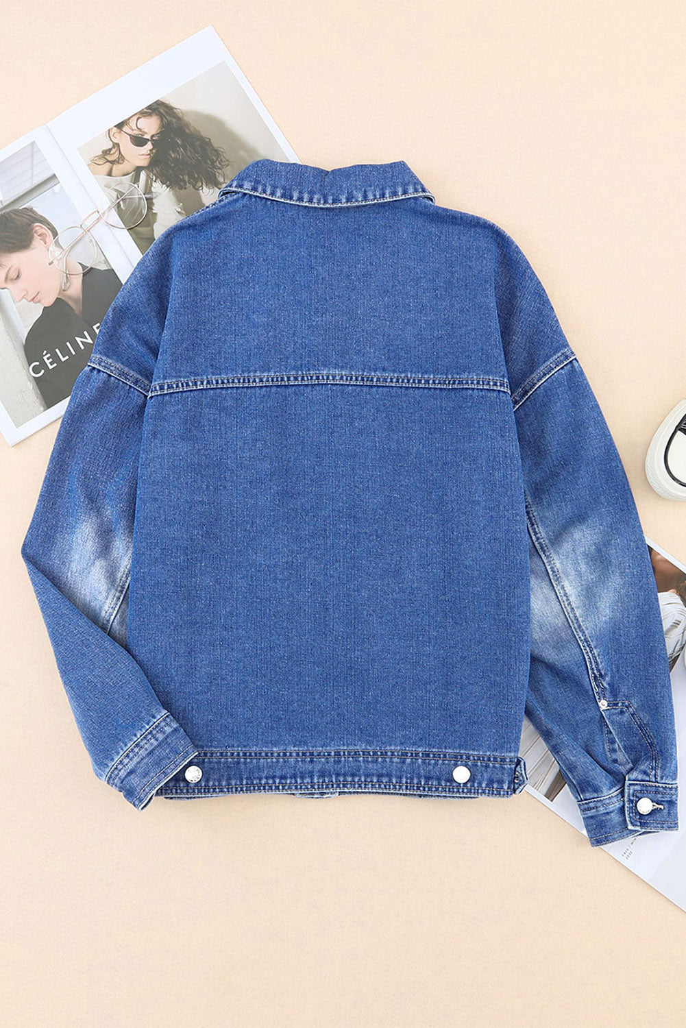 Isabella Drop Shoulder Loose Jacket