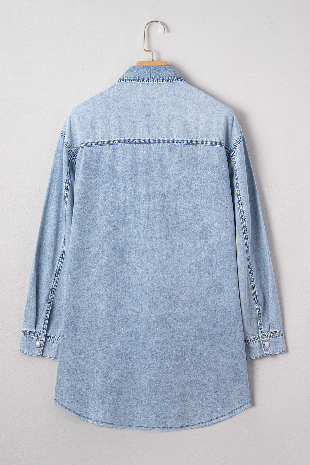 Takina Raw Hem Loose Shirt