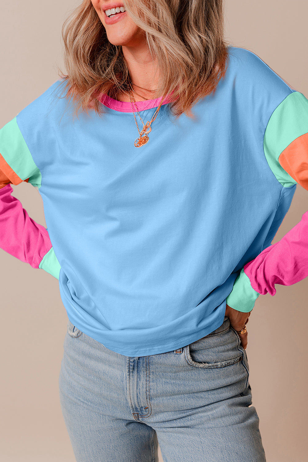 Denver Sleeve Loose top Long Sleeve Top
