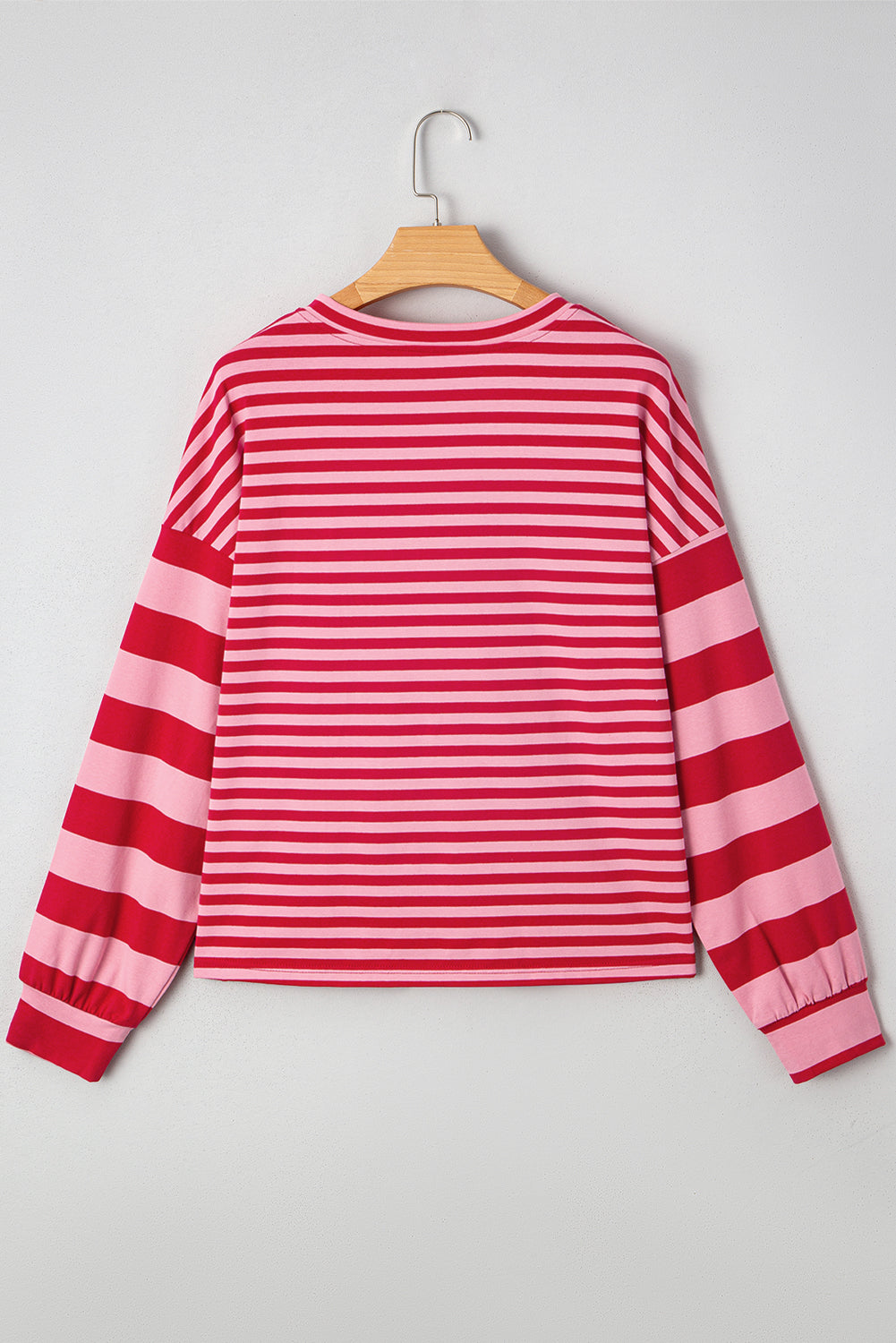 Annika Shoulder Patchwork Sleeve Pullover
