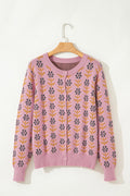 Dulce Ribbed Banded Cardigan Sweater