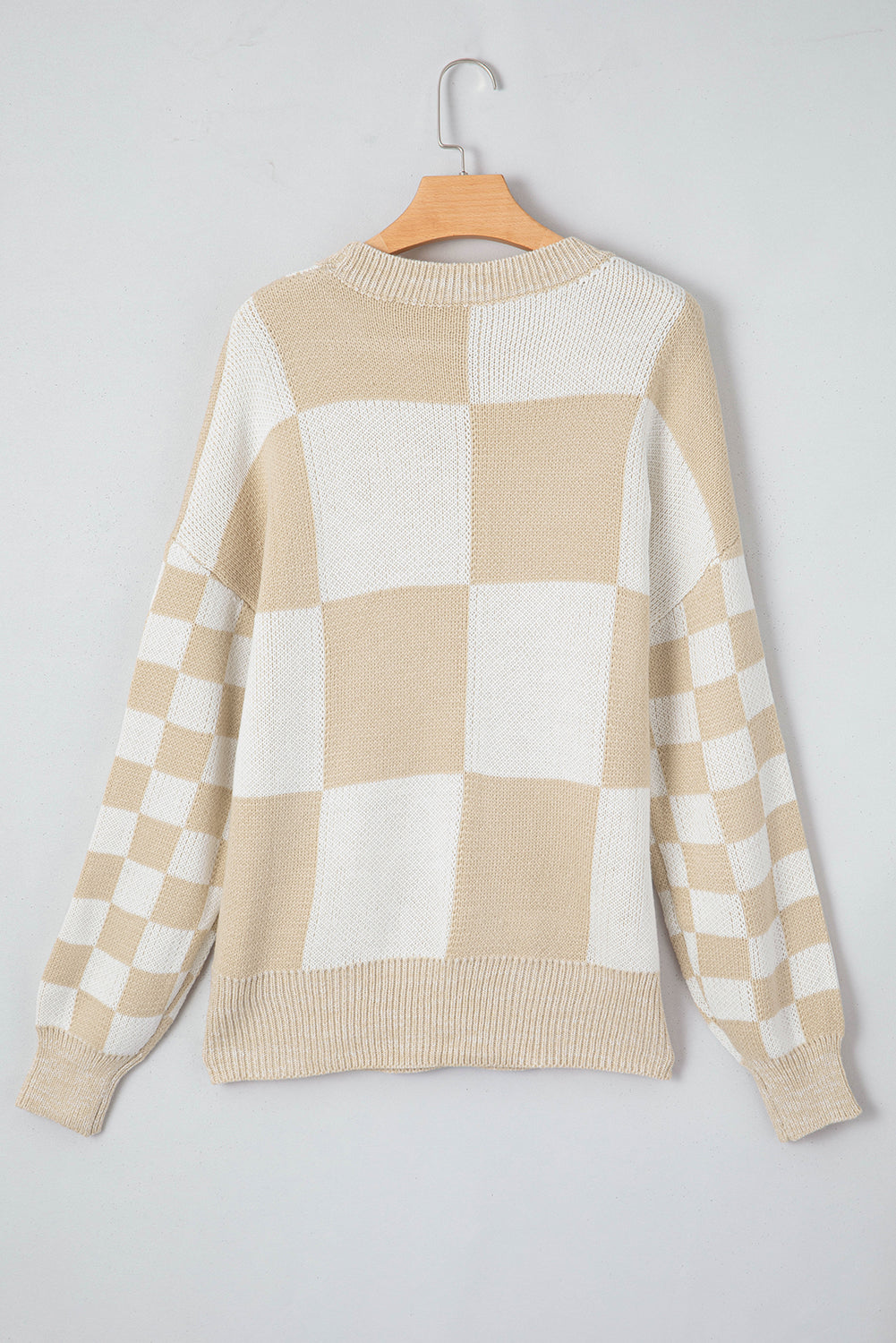 Abigail Print Drop Shoulder Sweater