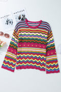 Madison Knit Loose Sleeve Sweater